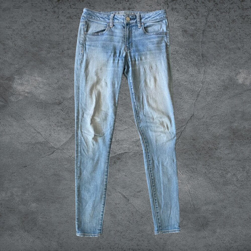 American Eagle Women's Jegging Jeans Super Super Stretch Size 6 Long
